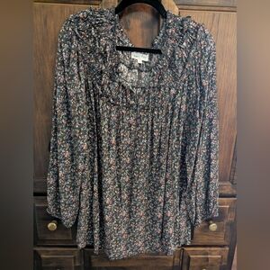 G&L Carlee Top in Watercolor Ditsy